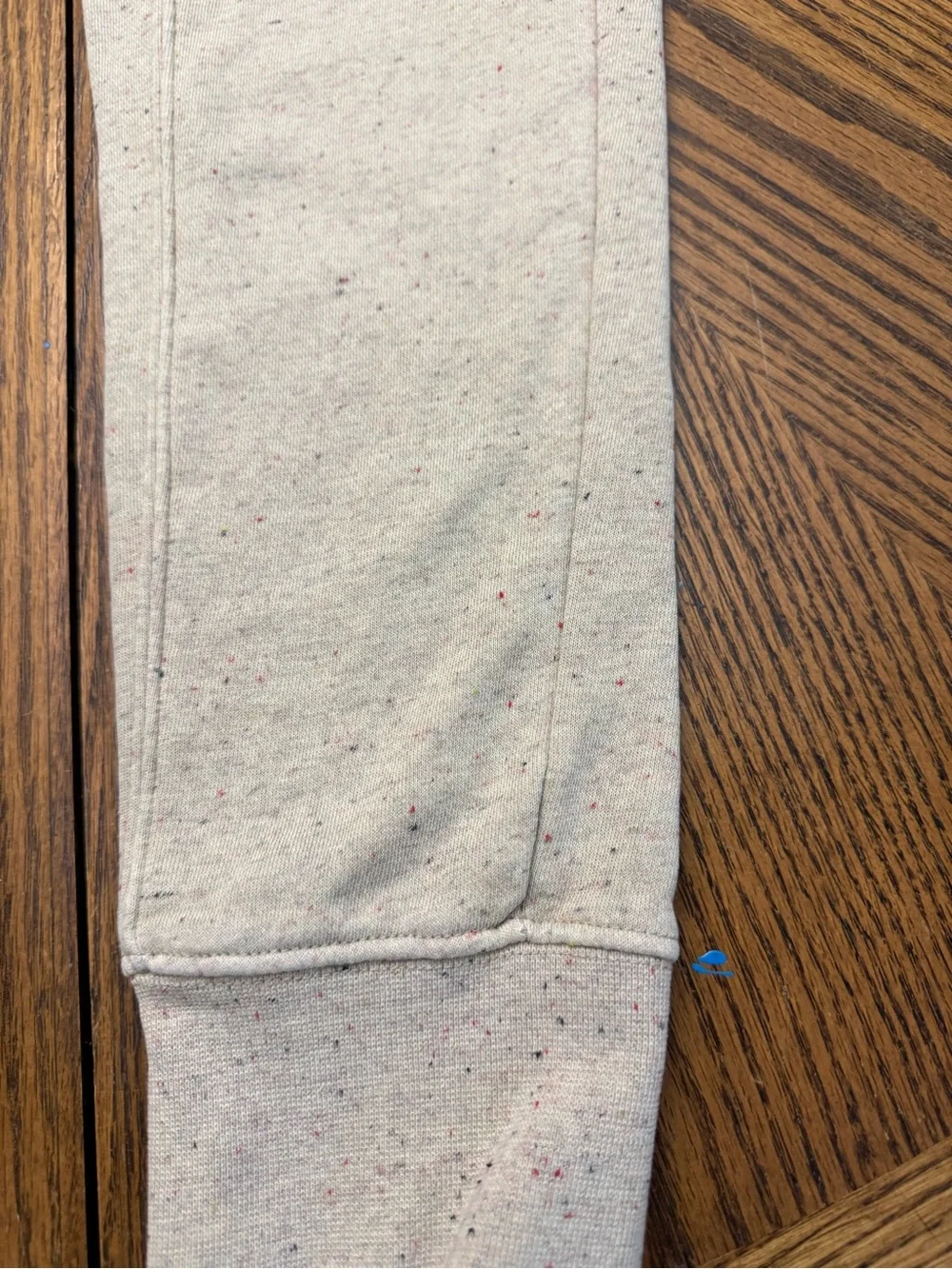 Nike Mens Cream Speckled Joggers with Drawstring